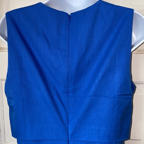 NWT J Crew Going Places Sleeveless Royal Blue Dress - Picture 6 of 11